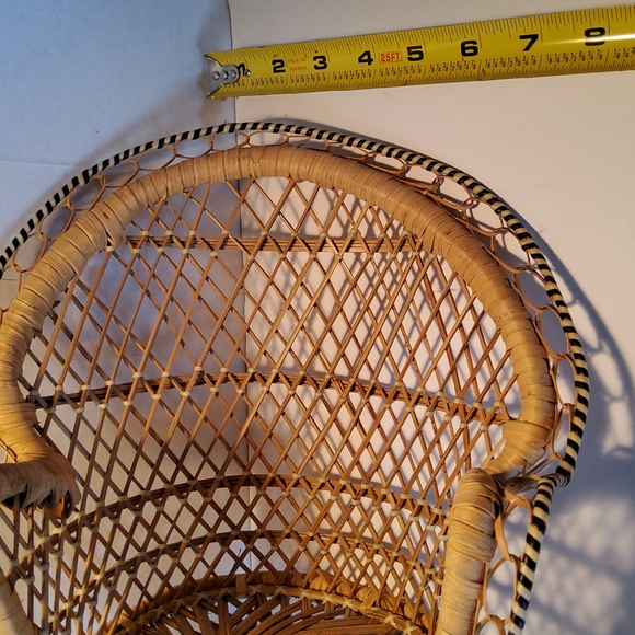Vintage Rattan armchair Toys Natural Rattan Dolls Armchair Poshmark